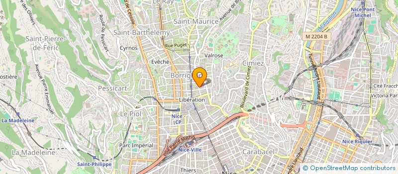 localisation de l'entreprise EUROPEENNE DE TECHNIQUE à NICE
