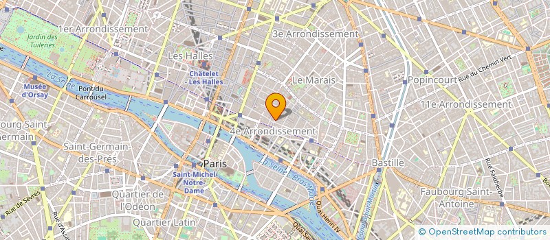localisation de l'entreprise EUROPEENNE DE TECHNOLOGIES D'ENTREPRISES à PARIS