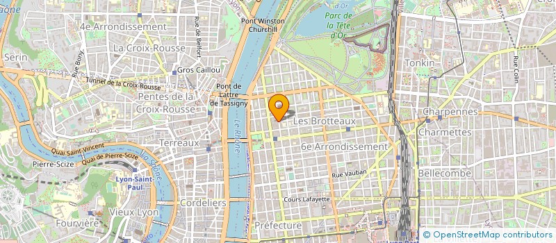 localisation de l'entreprise EUROPEENNE DE TISSAGE à LYON