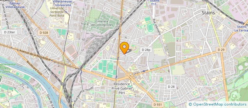 localisation de l'entreprise EUROPEENNE DE TRANSPORTS à PIERREFITTE-SUR-SEINE