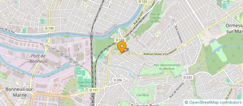 localisation de l'entreprise EUROPEENNE DE TRAVAUX PUBLICS à ORMESSON-SUR-MARNE