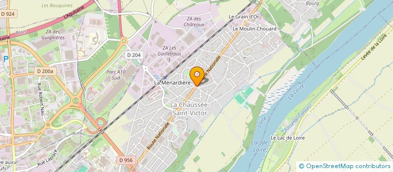 localisation de l'entreprise EUROPEENNE DE VAISSELLE  LA CHAUSSEE-SAINT-VICTOR