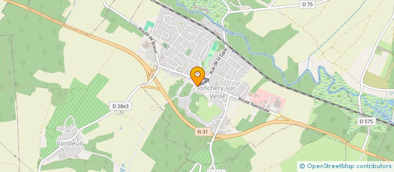 localisation de l'entreprise EUROPEENNE DE VENTE ET DE PRESTATIONS à JONCHERY-SUR-VESLE