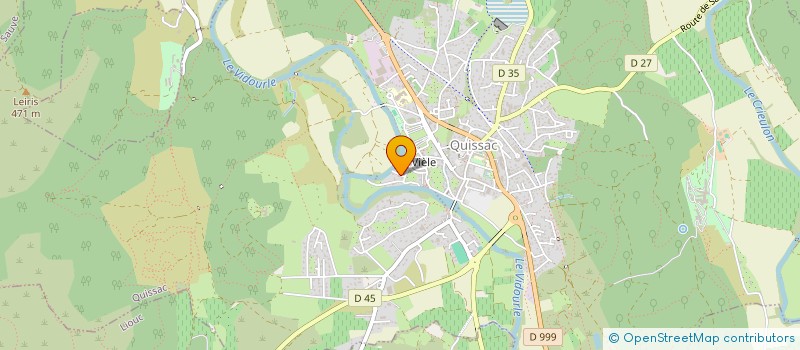 localisation de l'entreprise EUROPEENNE DES ARTS ET CONNAISSANCES à QUISSAC