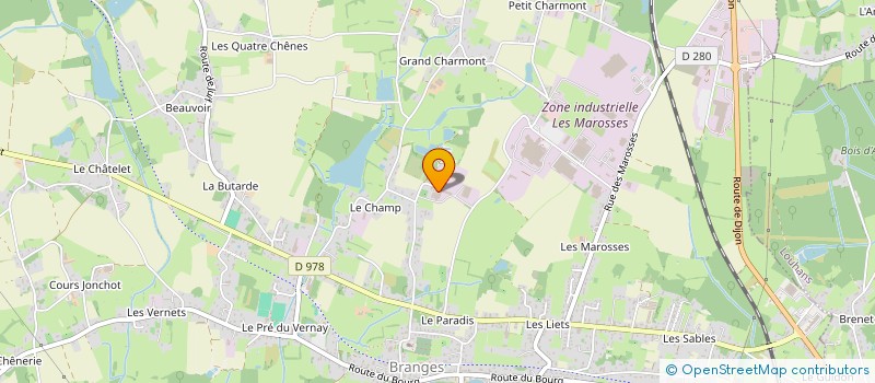 localisation de l'entreprise EUROPEENNE DEVELOPPEMENT PARTICIPATIONS à BRANGES