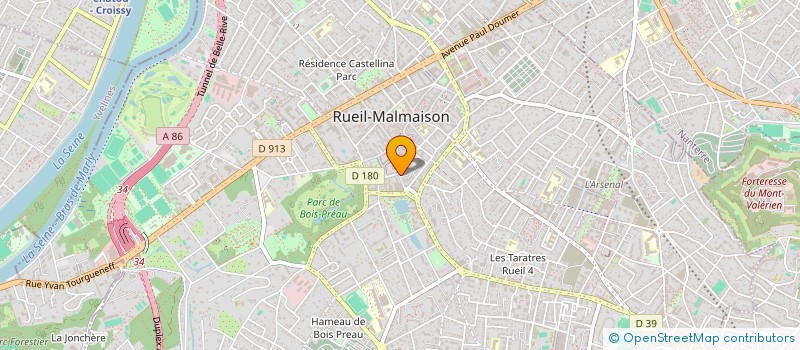 localisation de l'entreprise EUROPEENNE FINANCIERE INVESTISSEMENTS à RUEIL-MALMAISON