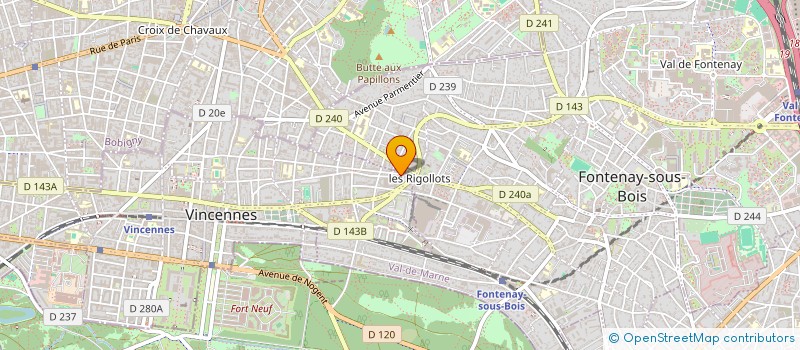 localisation de l'entreprise EUROPEENNE GENERALE ENTRETIEN IMMEUBLES à VINCENNES