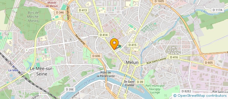 localisation de l'entreprise EUROPEENNE IMMOBILIERE ET FONCIERE à MELUN