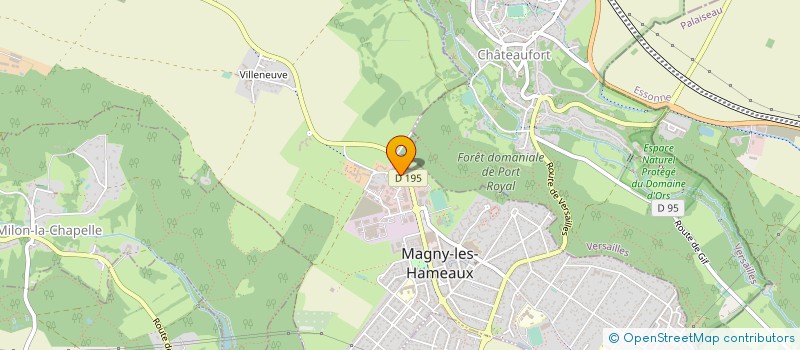 localisation de l'entreprise EUROPEENNE IMPRESSION SERVICES à MAGNY-LES-HAMEAUX
