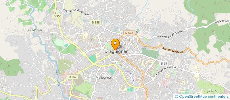 localisation de l'entreprise EUROPEENNE LB NET  DRAGUIGNAN