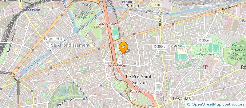 localisation de l'entreprise EUROPEENNE LECHEVIN à LE PRE-SAINT-GERVAIS