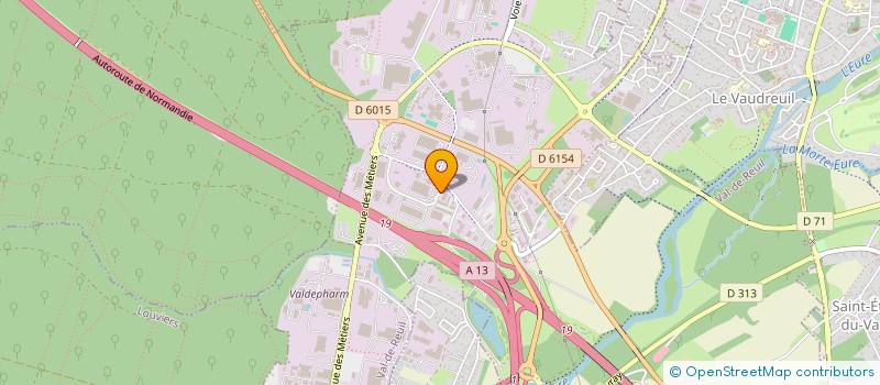 localisation de l'entreprise EUROPEENNE LOCATION  VAL-DE-REUIL