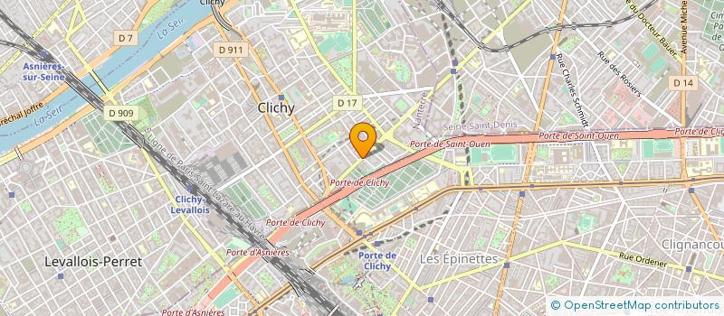localisation de l'entreprise EUROPEENNE MATERIELS EUROMAT à CLICHY