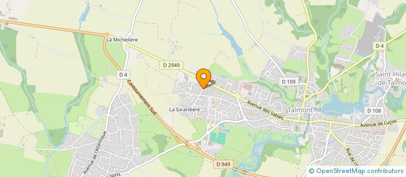 localisation de l'entreprise EUROPEENNE PRESTATION DE SERVICE à TALMONT-SAINT-HILAIRE