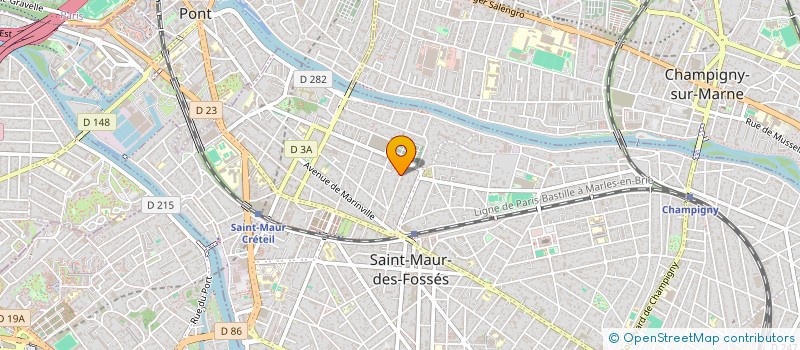 localisation de l'entreprise EUROPEENNE SECURITE INCENDIE PREVENTION à SAINT-MAUR-DES-FOSSES