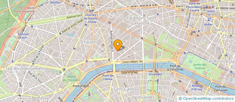 localisation de l'entreprise EUROPEENNE SOCIETY à PARIS