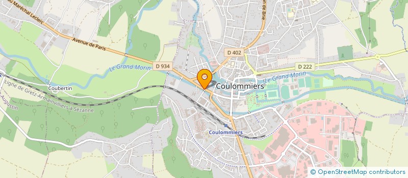 localisation de l'entreprise EUROPEENNE TELECOMMUNICATIONS MOBILES à COULOMMIERS