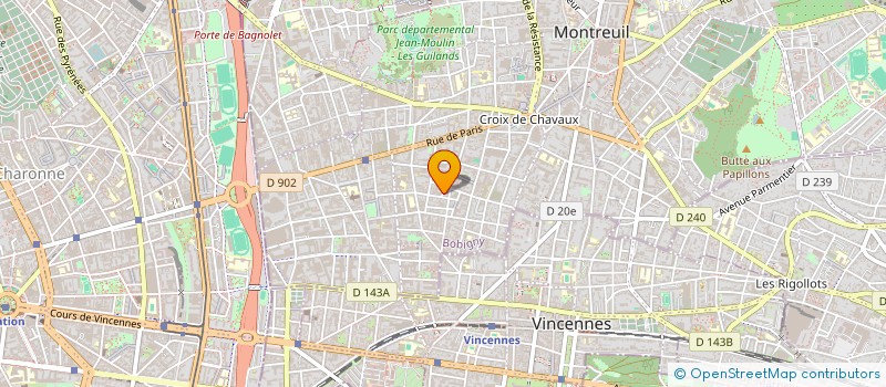 localisation de l'entreprise EUROPEENNE TELEMATIQUE & COMMUNICATION à MONTREUIL
