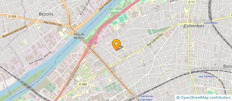 localisation de l'entreprise EUROPEENNE TRAITEUR SERVICES  COLOMBES