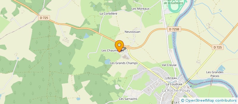 localisation de l'entreprise EUROPEENNES DES TAXIS  LA ROCHE-POSAY