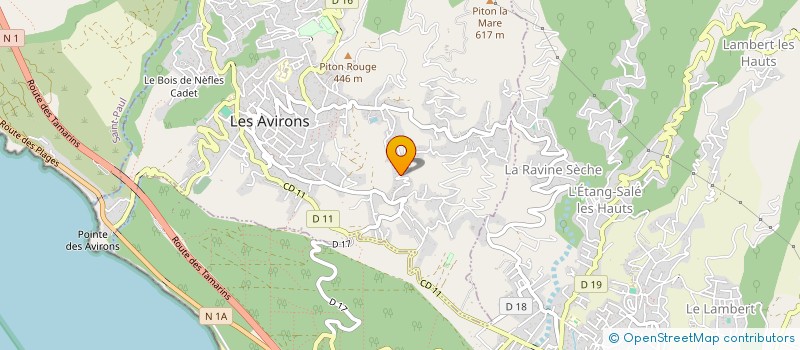 localisation de l'entreprise EUROPELEC à LES AVIRONS