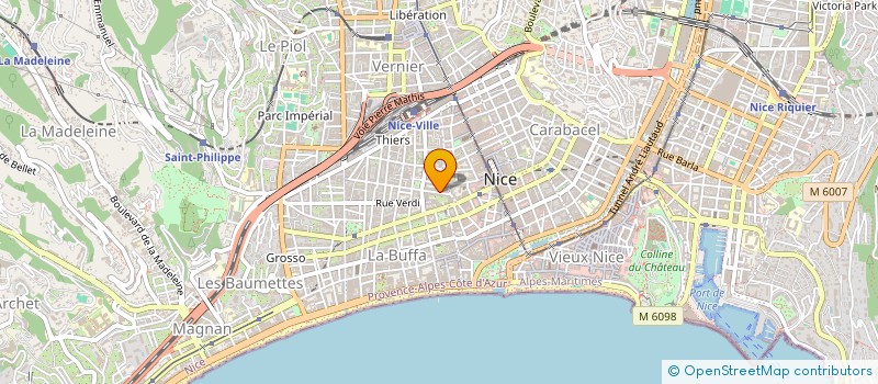 localisation de l'entreprise EUROPENNE D'ORGANISAT GESTION D INFORMAT à NICE