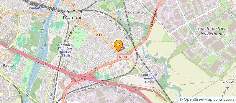 localisation de l'entreprise EUROPENNE DE CARROSSERIE à SAINT-OUEN-L'AUMONE