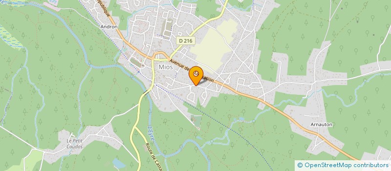 localisation de l'entreprise EUROPENNE DES ARTS ET CONNAISSANCES  MIOS