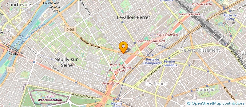 localisation de l'entreprise EUROPEPLUSNET à LEVALLOIS-PERRET