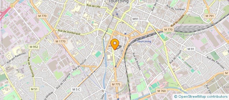 localisation de l'entreprise EUROPEQUIP à TOURCOING