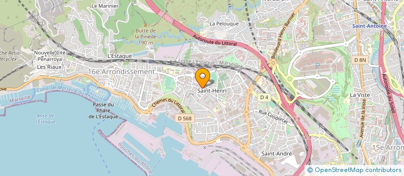 localisation de l'entreprise EUROPERFIL à MARSEILLE
