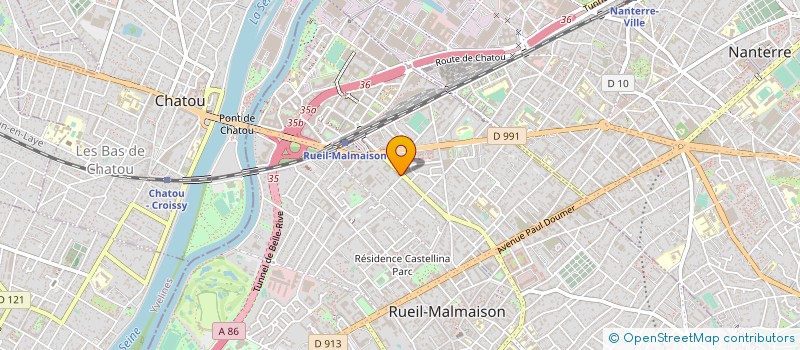 localisation de l'entreprise EUROPETROL à RUEIL-MALMAISON
