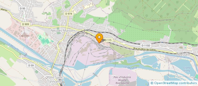 localisation de l'entreprise EUROPEX à NEUVES-MAISONS