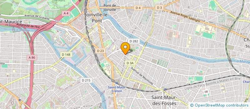 localisation de l'entreprise EUROPEX SA  SAINT-MAUR-DES-FOSSES