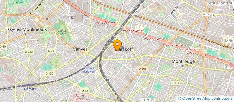 localisation de l'entreprise EUROPEXPO à MALAKOFF
