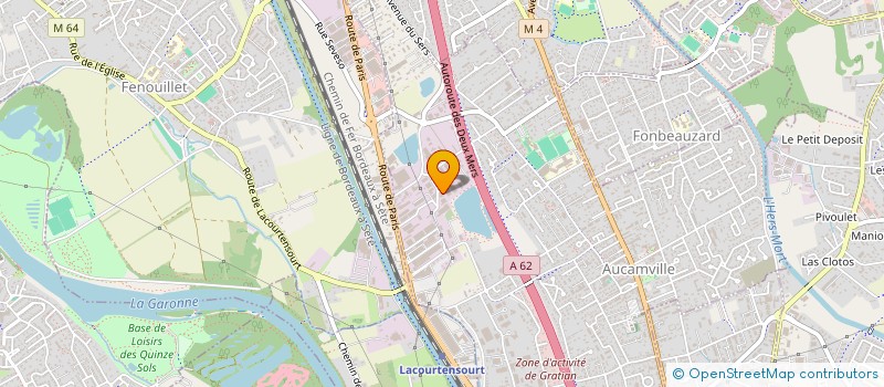 localisation de l'entreprise EUROPEXPORT à AUCAMVILLE
