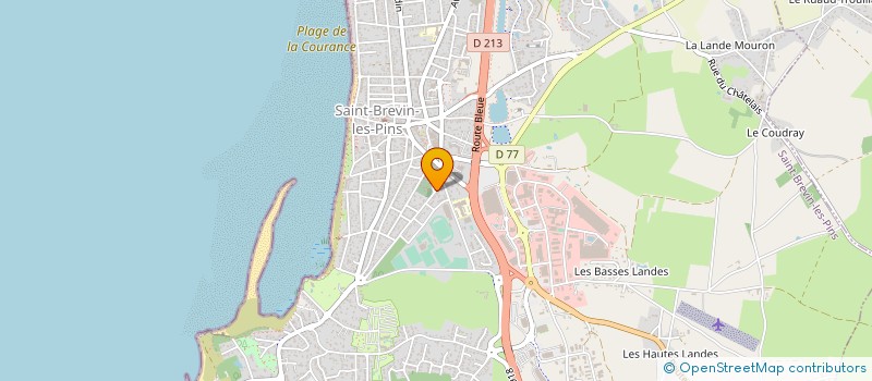 localisation de l'entreprise EUROPFLASH AUTOS à SAINT-BREVIN-LES-PINS
