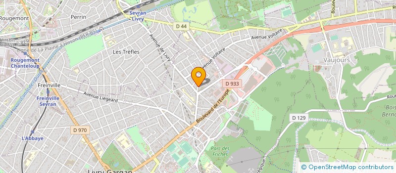 localisation de l'entreprise EUROPGAZ à LIVRY-GARGAN