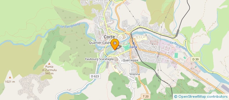 localisation de l'entreprise EUROPHYCO à CORTE