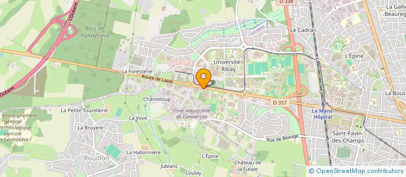 localisation de l'entreprise EUROPIANO FRANCE  LE MANS