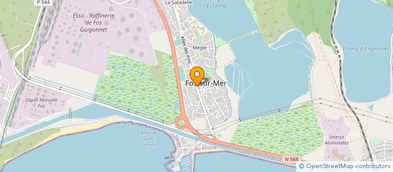 localisation de l'entreprise EUROPIECES à FOS-SUR-MER