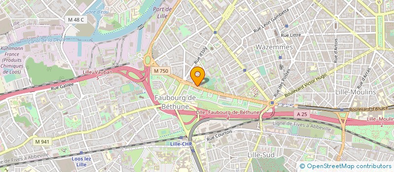localisation de l'entreprise EUROPIECES à LILLE