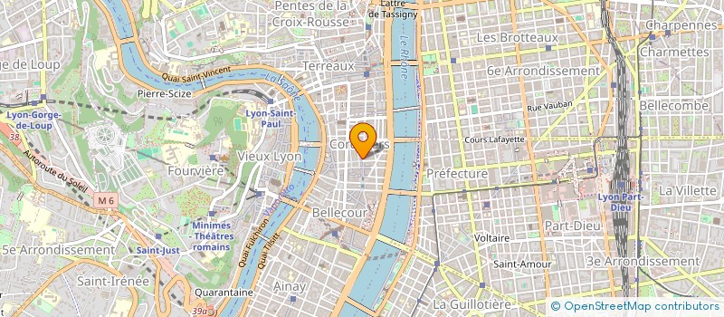 localisation de l'entreprise EUROPIERRE CONSEIL  LYON