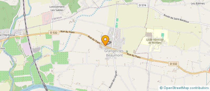 localisation de l'entreprise EUROPILOT  GRANGES LES BEAUMONT