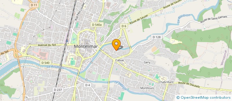 localisation de l'entreprise EUROPIMMO à MONTELIMAR