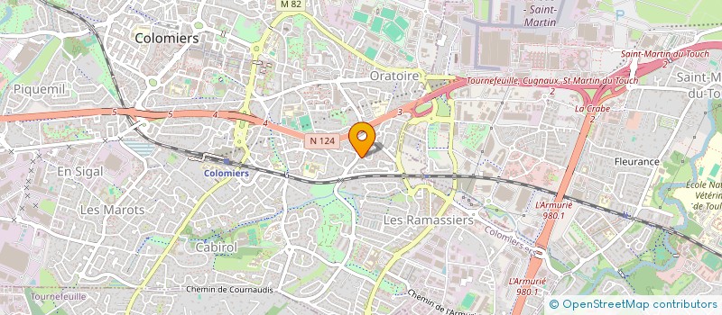 localisation de l'entreprise EUROPIMMO à COLOMIERS