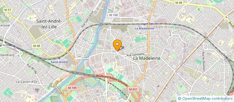 localisation de l'entreprise EUROPIXEL à LA MADELEINE