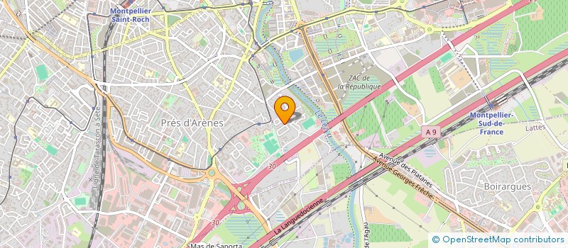 localisation de l'entreprise EUROPIXELS à MONTPELLIER