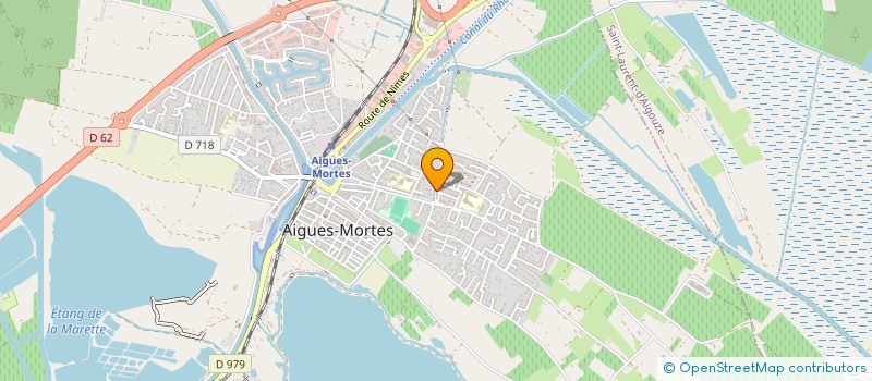 localisation de l'entreprise EUROPIZZA à AIGUES-MORTES