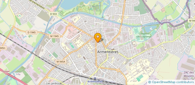 localisation de l'entreprise EUROPLAC  ARMENTIERES